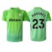 Maillot de foot Aston Villa Emiliano Martinez #23 Gardien Extérieur vêtements 2025-26 Manches Courtes